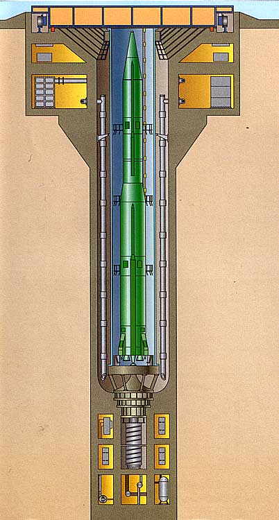 Aufbau eines R-16 Silos