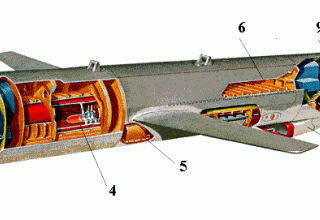 Схема ракеты Tomohawk