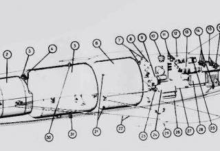 Cruise missile layout diagram CEB-2