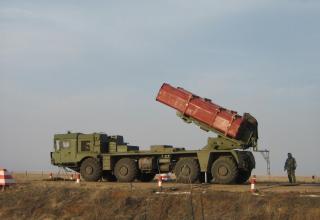 9K512 Uragan-1M multiple launch rocket system