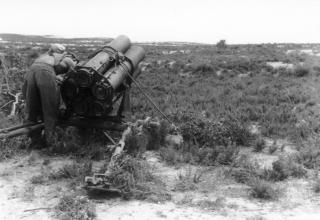 Jet mortar 21cm Nebelwerfer 42 