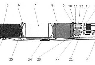 X-28 missile layout diagram